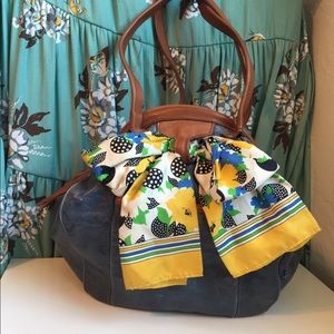 Anthropologie Lucky Penny Bowler Bag